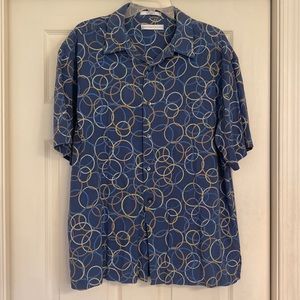 Men’s Geoffrey Beene short sleeve shirt size Large